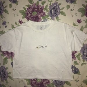 Brandy Melville Serena Bumble Bee Crop Top